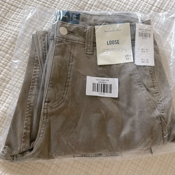 Abercrombie Loose Workwear Pant 29x32 - Picture 1 of 6
